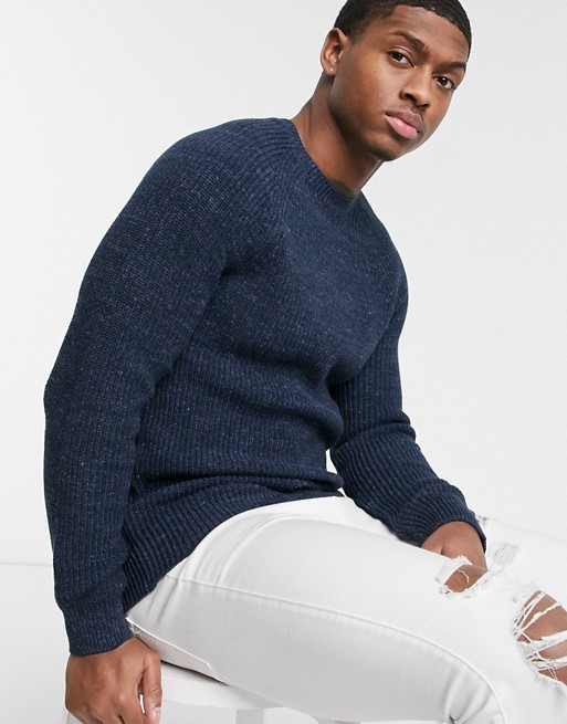 Esprit chunky knit jumper in navy