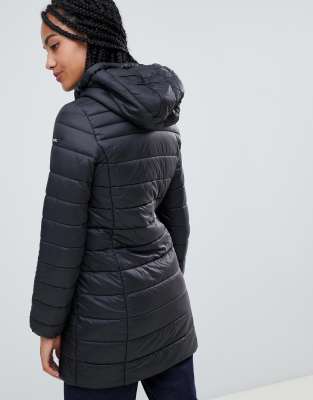 esprit mid padded jacket with hood