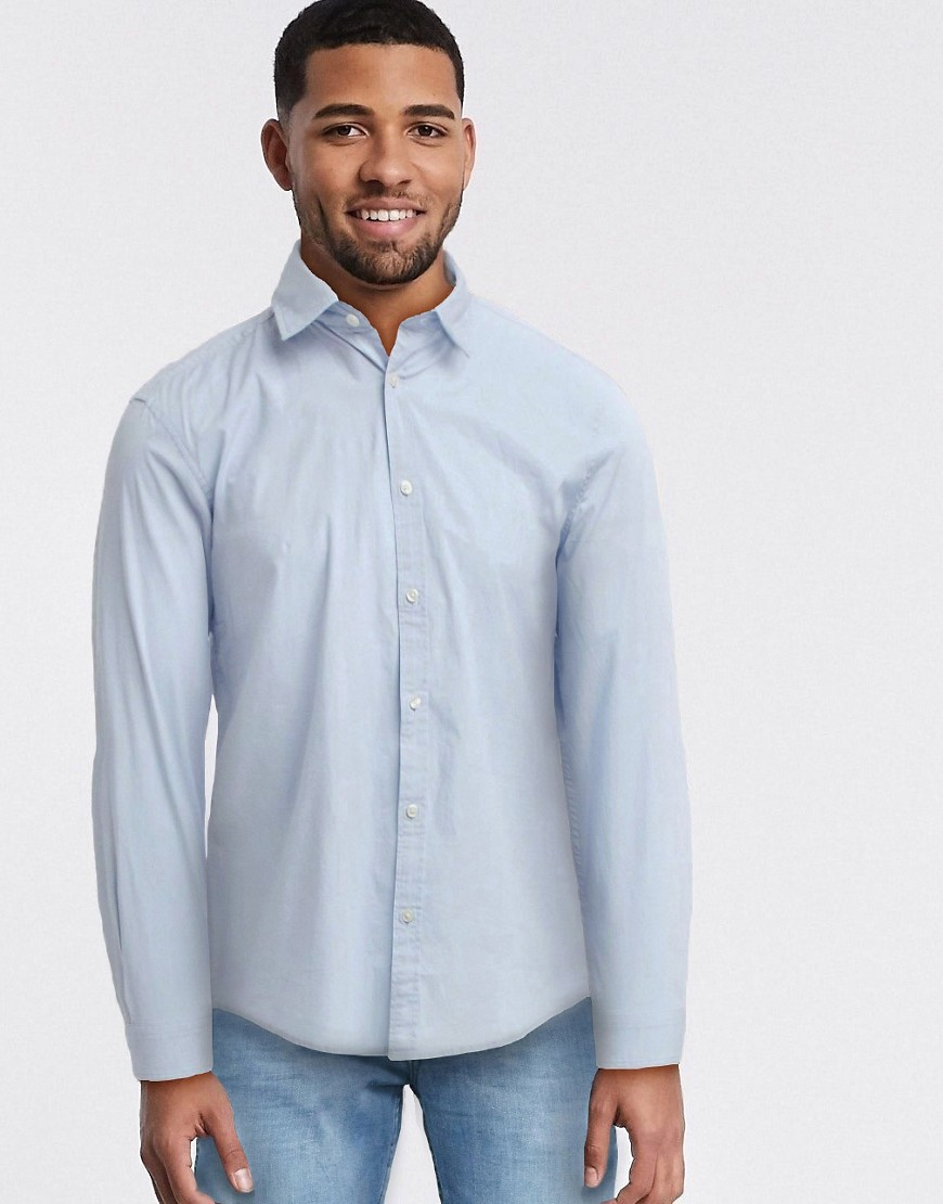 Esprit - Lyseblå skjorte i strækstof