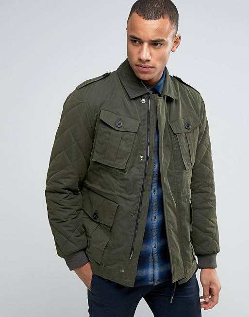 Esprit Military Jacket with Quilted Detail | ASOS