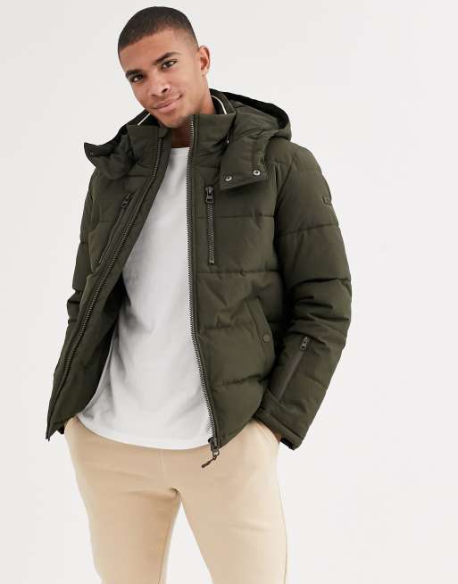 Esprit Mid Padded Jacket With Hood, $124, Asos