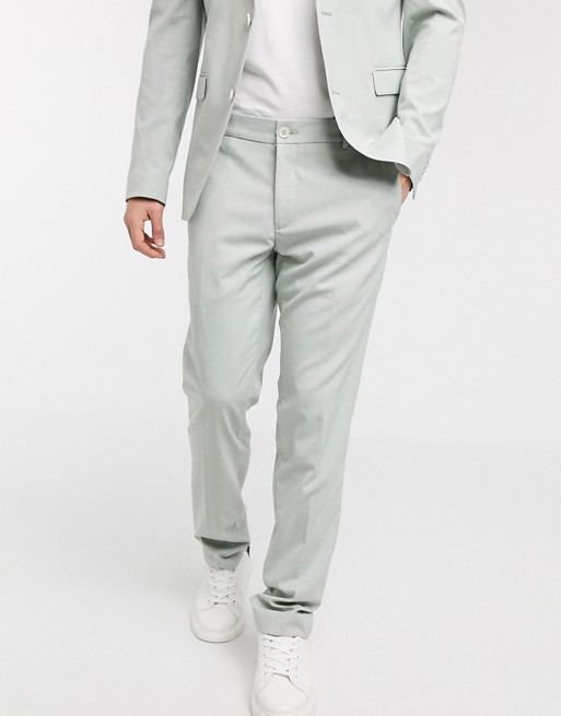Esprit Slim Suit trousers in mint