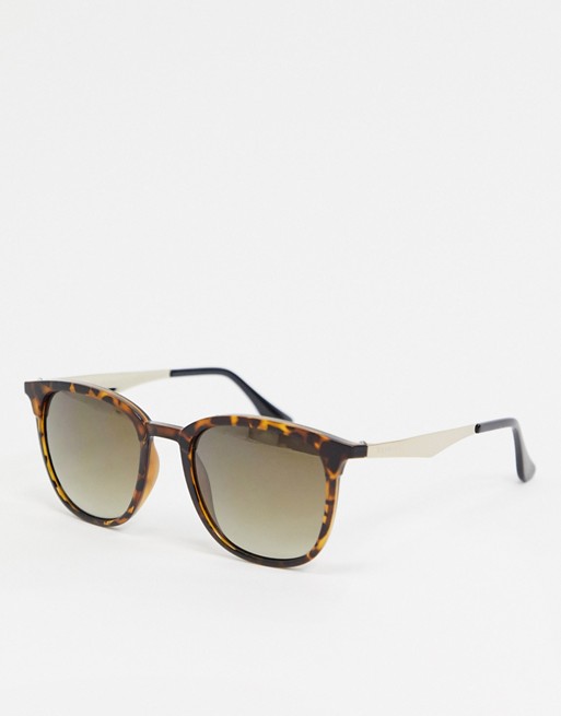 Esprit square sunglasses in tort