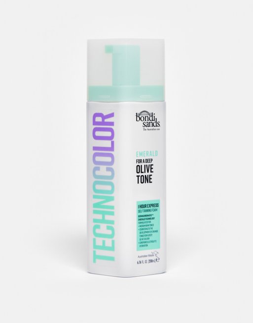 Espuma autobronceadora exprés en 1 hora Technocolor de 200 ml de Bondi Sands: Tono Emerald