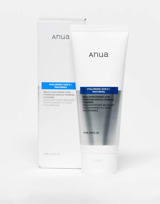 Espuma limpiadora suave hidratante con 8 tipos de ácido hialurónico de 150 ml de Anua
