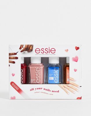Essie Nail Polish 4 Piece All Your Nails Need Set