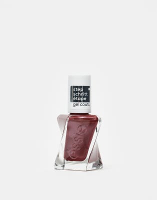 Essie Gel Couture Liquid Diamond Collection- Size Me Up-Red