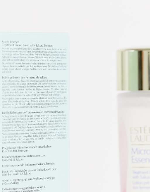 Estee Lauder - Micro Essence - Lozione trattamento rinfrescante con fermenti di Sakura da 200 ml, 3 di 4