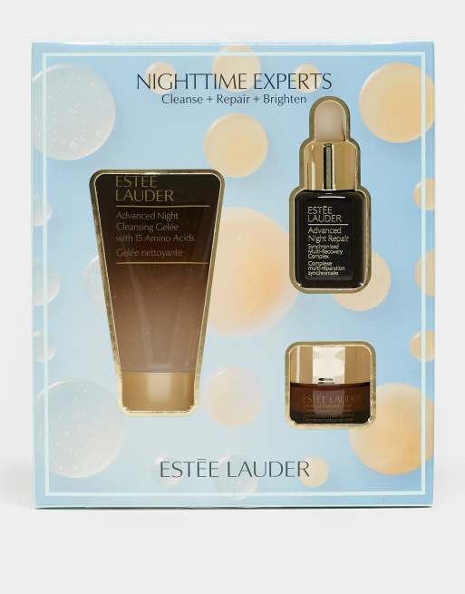 Estee Lauder - Nighttime Experts Advanced Night Repair Skincare - Gavesæt med 3 produkter (spar 37%)