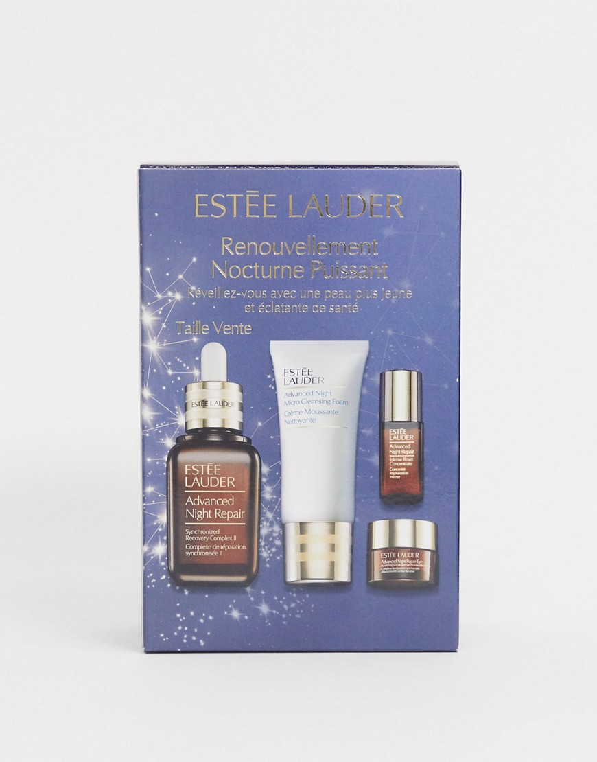 Estee Lauder – Powerful Nighttime Renewal Wake Up To More Youthful Radiant-Looking Skin – Gåvoset med hudvård-Ingen färg