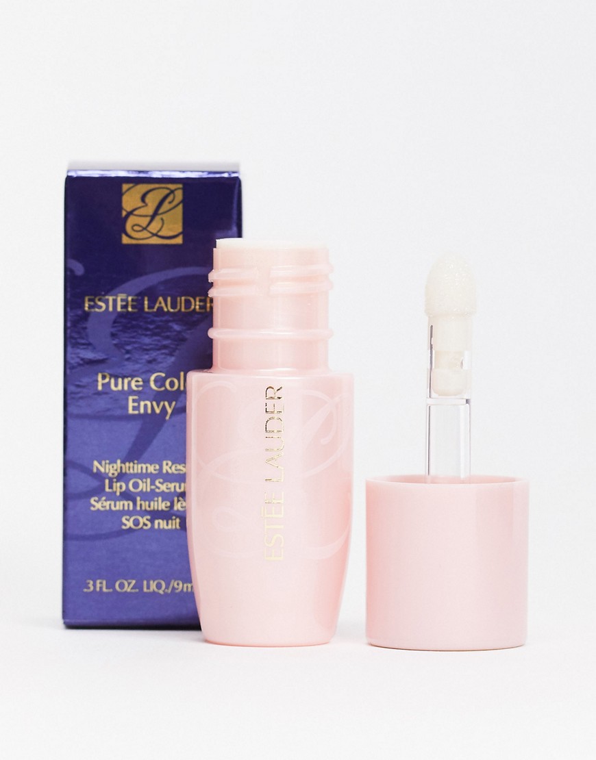 Estee Lauder – Pure Color Envy Nighttime Rescue Lip Oil-Serum – Läppserum-Ingen färg