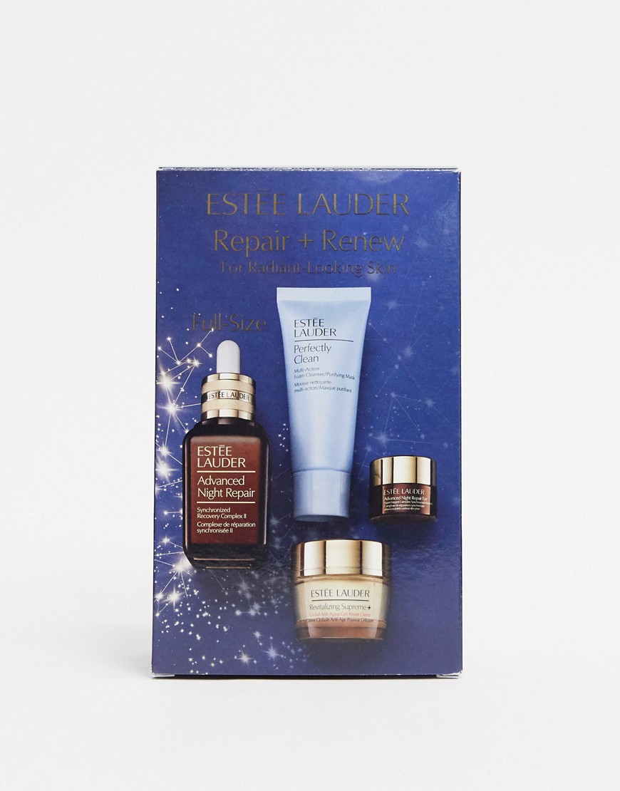 Estee Lauder Repair + Renew For Radiant-Looking Skin Gift Set-No Colour