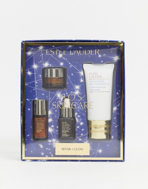 Estee Lauder SOS Skincare Repair + Glow Essentials Gift Set