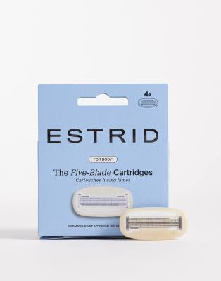 Estrid - Lot de 4 recharges à cinq lames-Pas de couleur