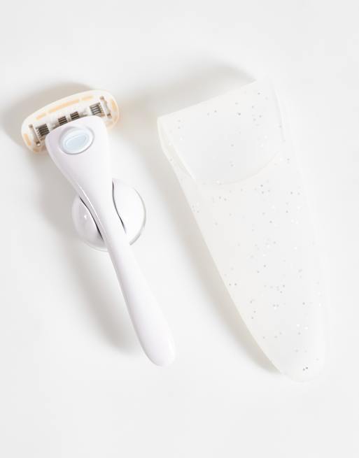 Estrid – The Razor & Case Set – Rasierer-Set – Pearl, 2 von 3