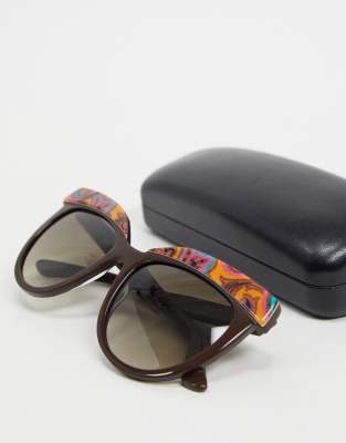 etro round sunglasses