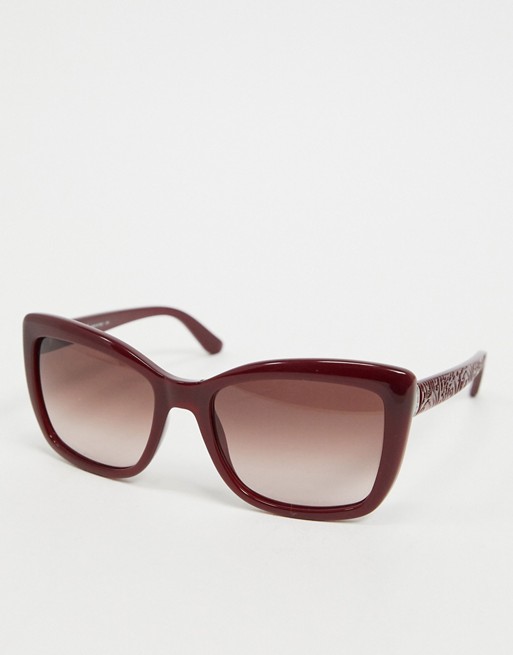 Etro square sunglasses in red