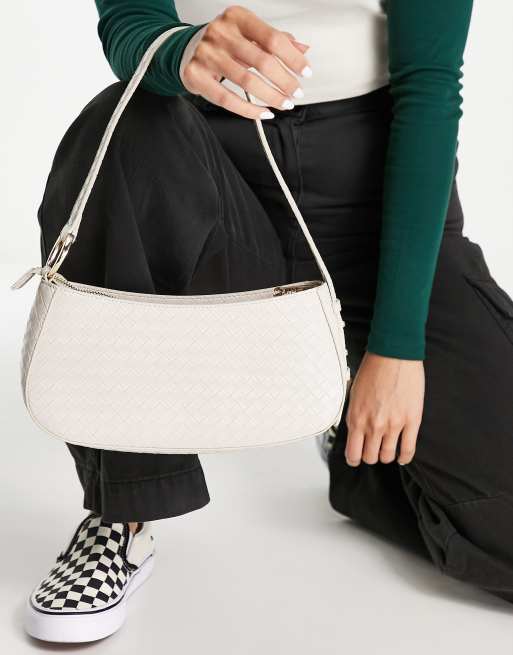 Ever New baguette bag in stone ASOS