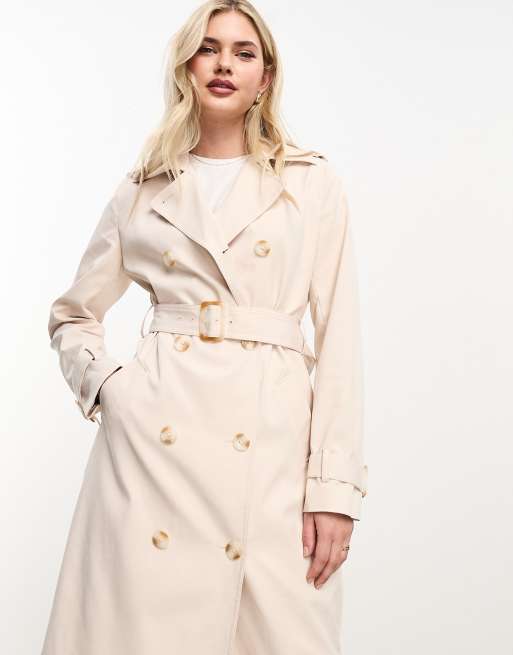 Womens cream cheap trench coat