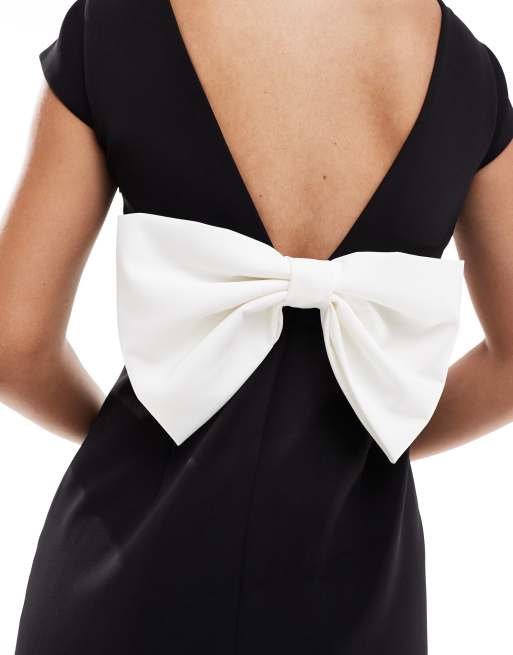blue dress for baby girl Black Isabel Back Bow Dress 16Y / Black