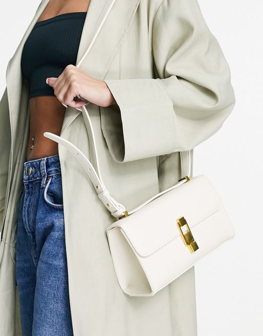 Fashion Flap Shoulder Bag, Women's Buckle Decor Crossbody Purse