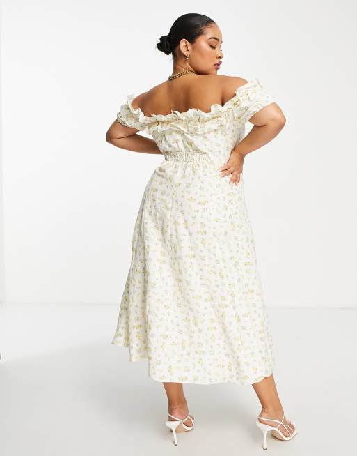 Curve bardot dress hotsell