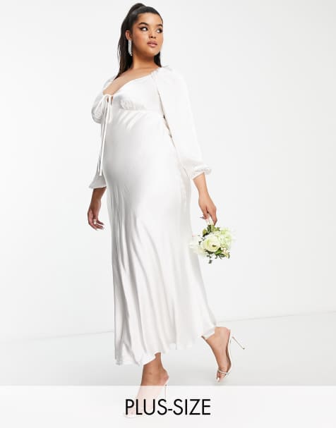 White Dress Plus Size - Temu