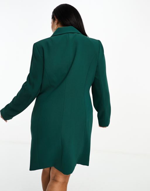 Emerald green dress outlet coat