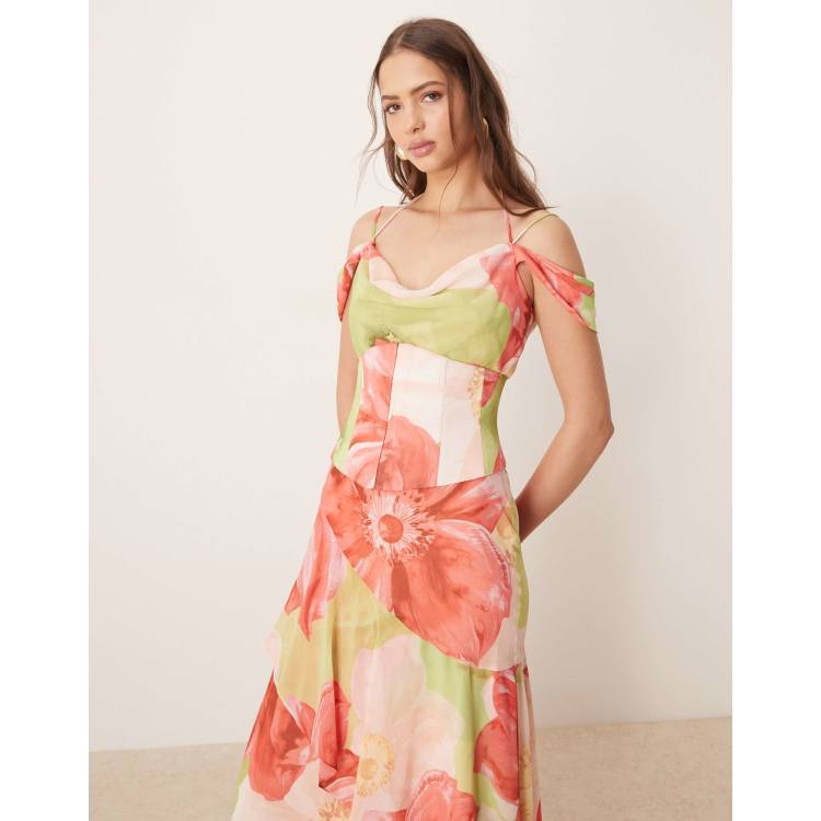 pandorea layered maxi dress Aje