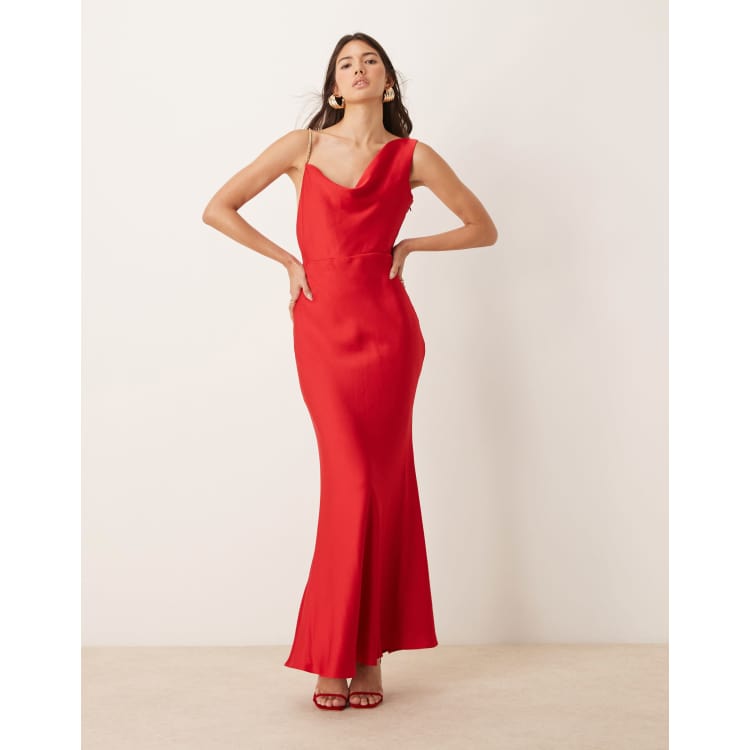 ever new red dress Ever New structured mini dress in red