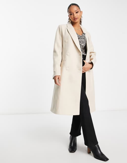 Cream military clearance coat