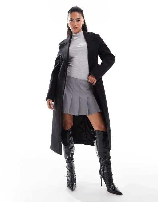 Asos wrap coat hot sale