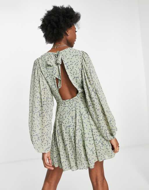 Topshop ditsy floral clearance dress