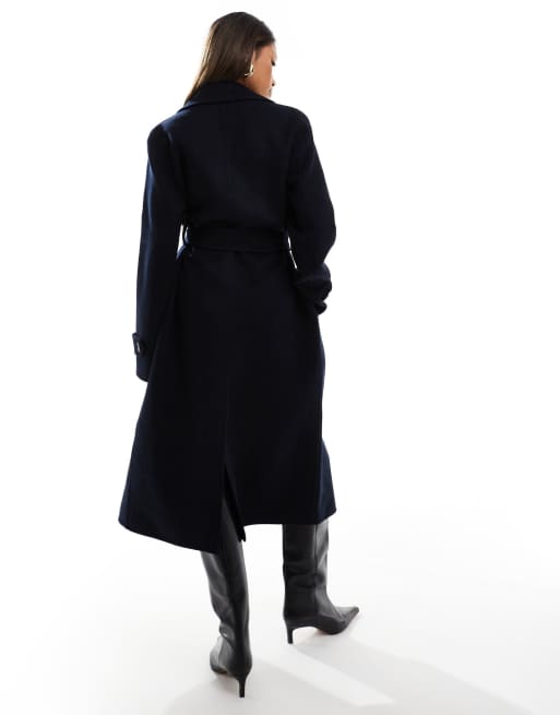 Ever New Oversized Formal Coat in Navy