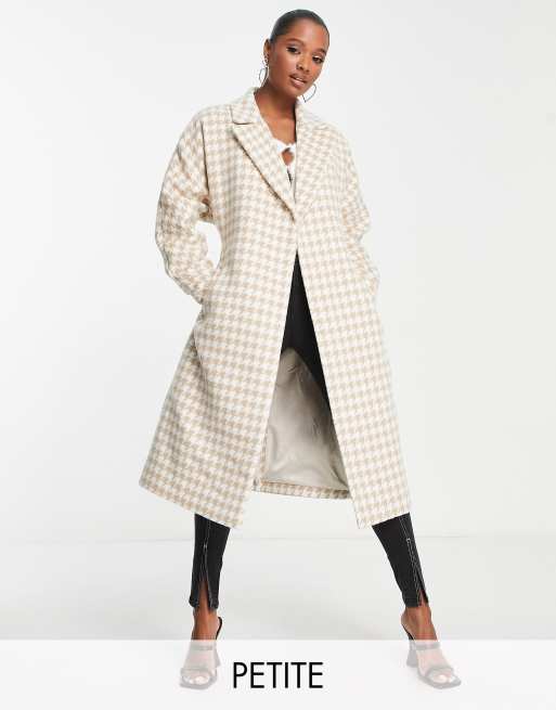 Petite 2025 herringbone coat