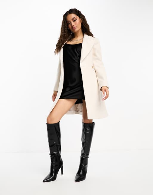 Cream cheap short coat