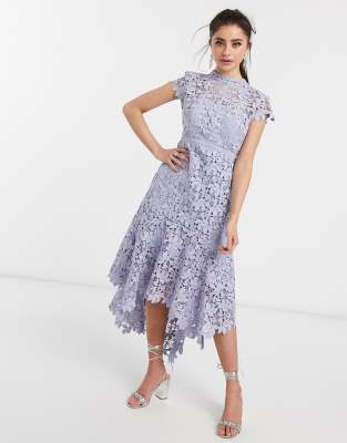 Ever New Petite lace hi-low maxi dress 