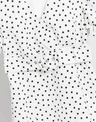 polka dot petite dress