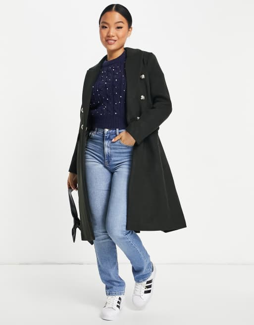 Asos military coat hotsell