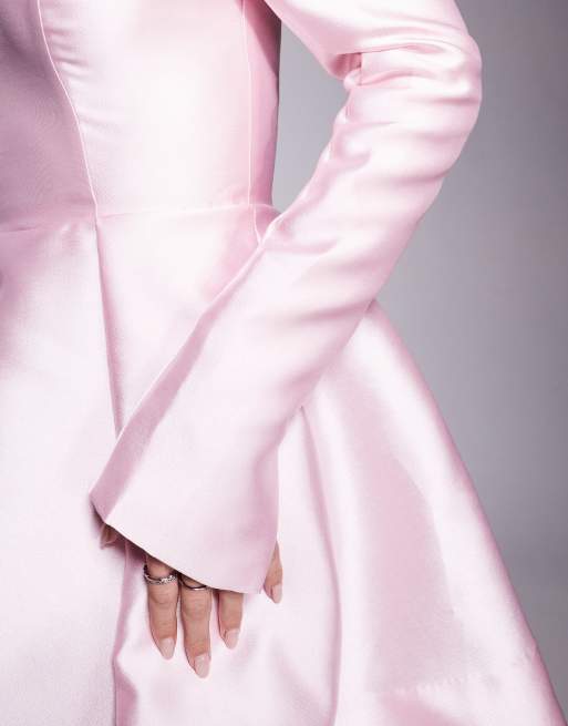 blush pink petite dress Buy Lipsy Blush Pink Petite Embellished One Shoulder Wedding Bridesmaid Maxi  Dress from Next USA
