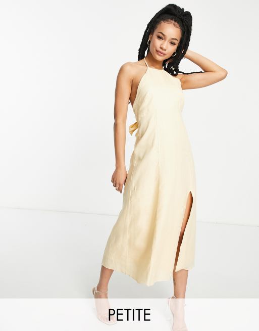 Tie back hotsell halter dress