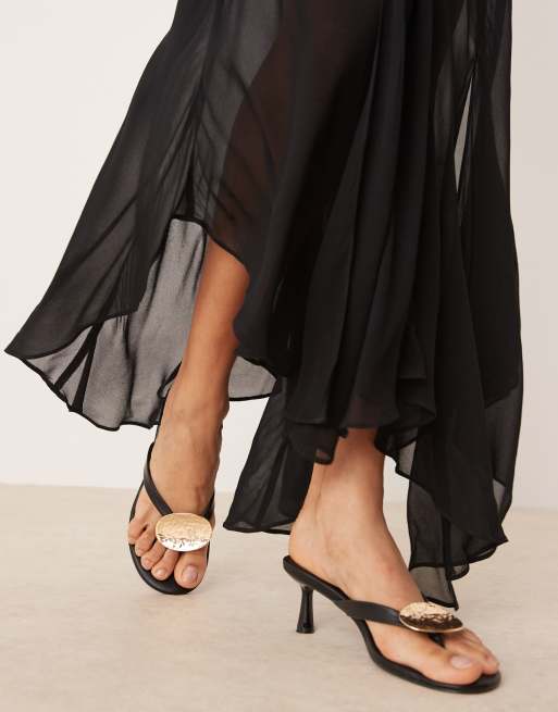 Ever New ruffle maxi dress in black, 2 of 4