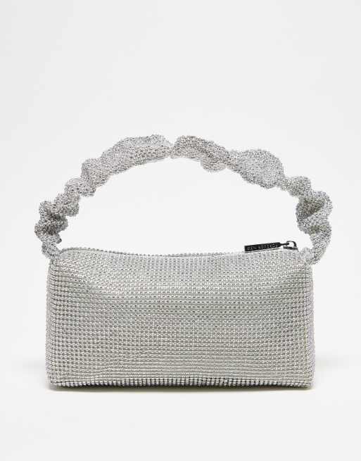 Silver 2025 crystal bag