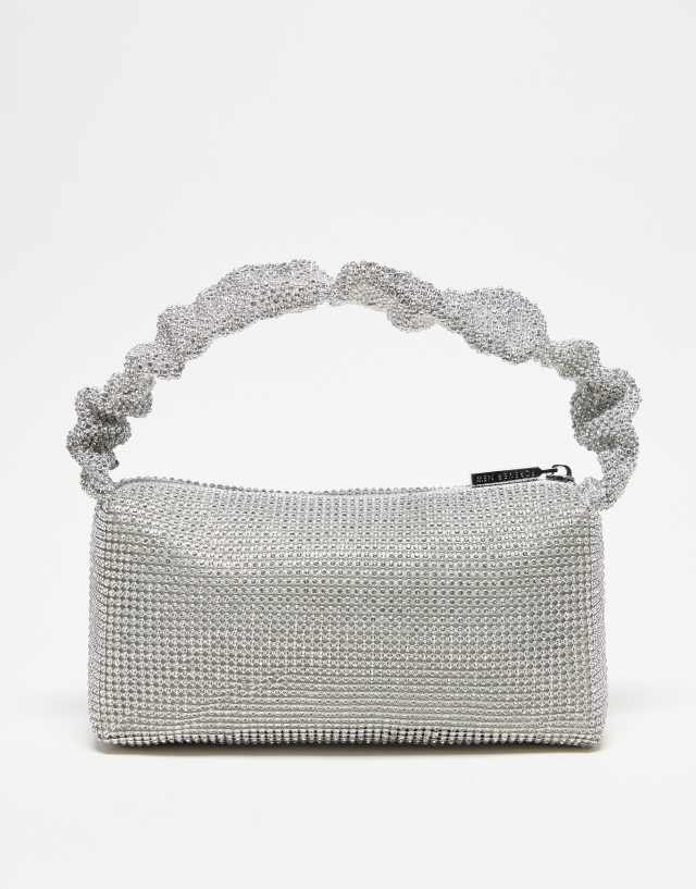 Ever New slouchy handle bag in silver crystal