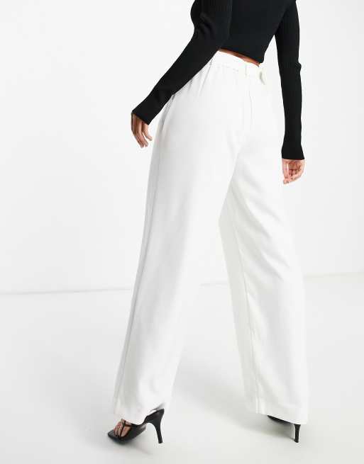 Belted wide leg trousers | sage