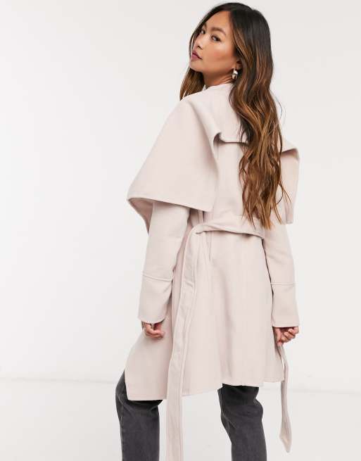 Waterfall wrap coat sale