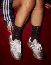 Bershka loafers with thin sole in black