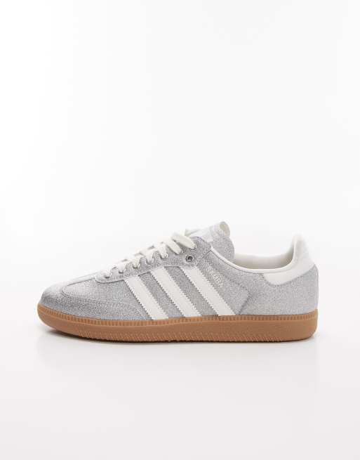 adidas Originals - Disco Samba OG - Sølvfarvede sneakers med glimmer - Kun hos ASOS