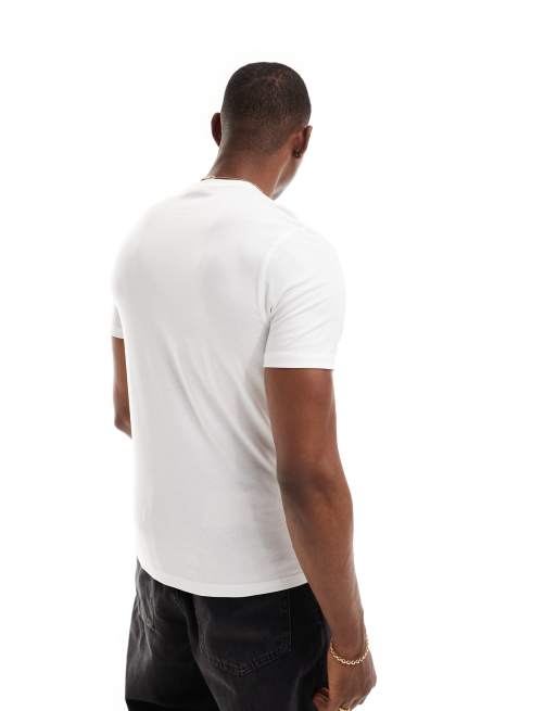 Exclusivité ASOS - Barbour International - Throttle - T-shirt coupe slim avec logo - Blanc, 3 de 4