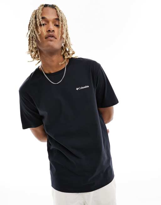 Exclusivité ASOS - Columbia - Barton Springs - T-shirt avec imprimé au dos - Noir, 4 de 4
